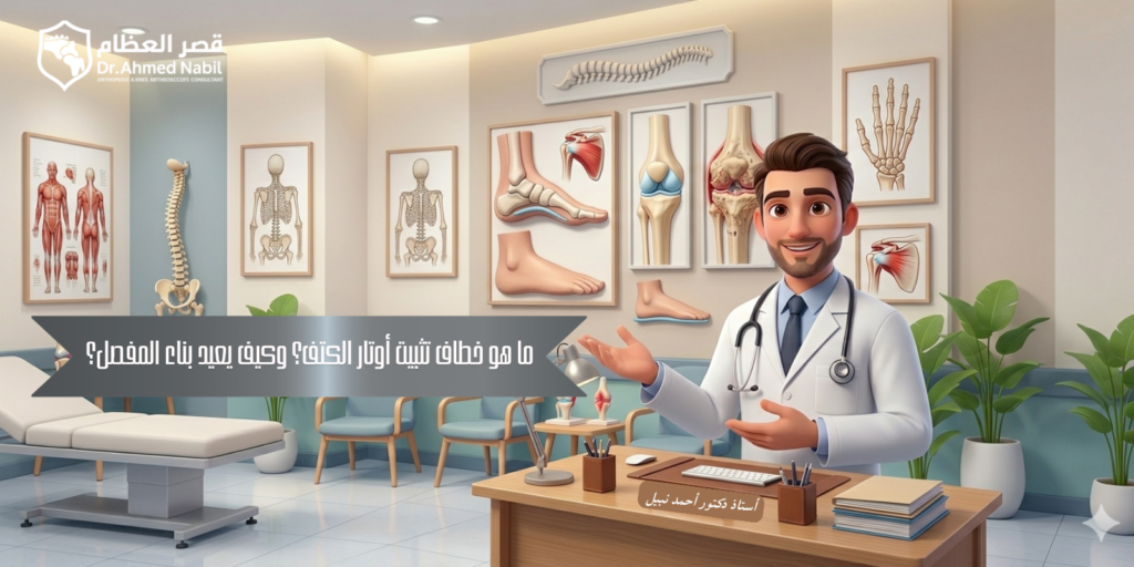 كلمة "خطاف" في عمليات الكتف.. هل شوفت شكله قبل كده؟ خطاف تثبيت أوتار الكتف